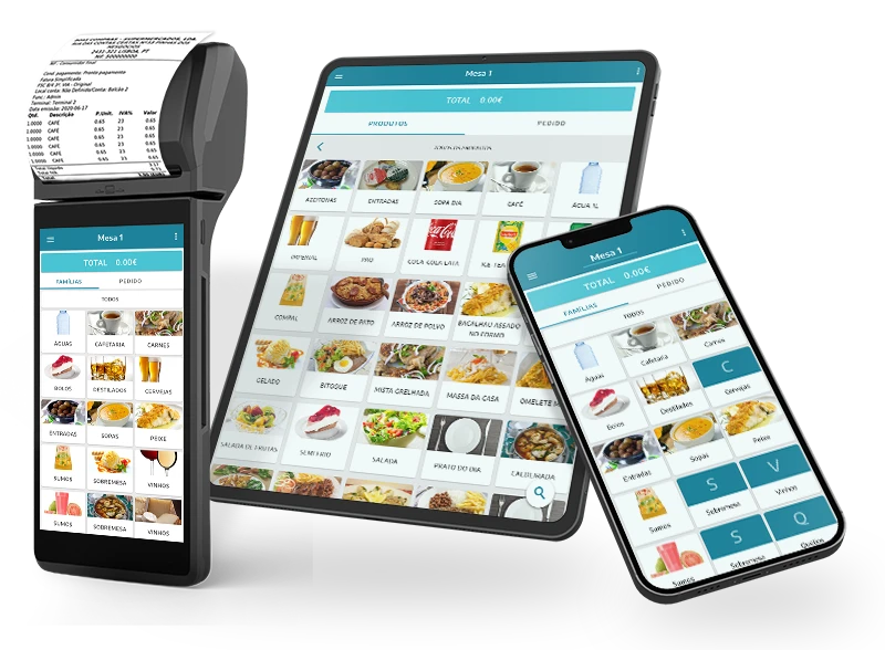 Gestwin POS - Software de faturação dirigido ao pequeno retalho, para funcionamento em ambiente táctil